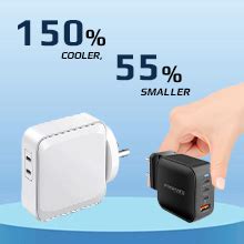 Promate GaNPort4 100W Gan Charger Adapter | 4-Ports GaN PD Wall Charger ...