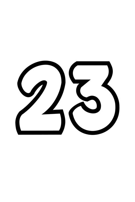 Number 23 - 23rd Birthday - T-Shirt | TeePublic