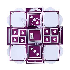 Crafted with passion Explosive Box for Birthday/Anniversary/Wedding/All ...