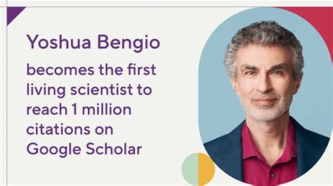 AI Pioneer Yoshua Bengio Surpasses 1 Million Google Scholar Citations