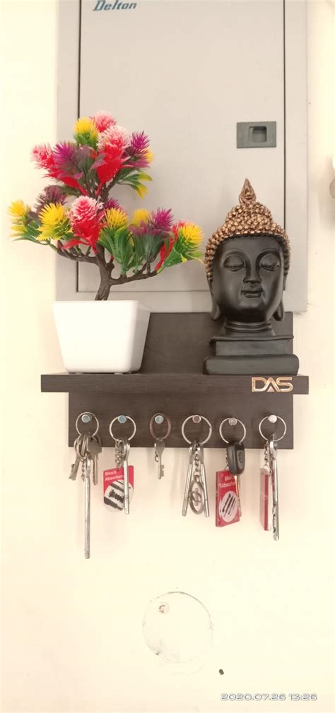 DAS Wall Mounted Home Decor Key Chain Holder/Organizer Key Hooks with ...