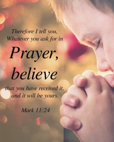 Buy Therefore I tell you, whatever you ask for in prayer, believe that ...