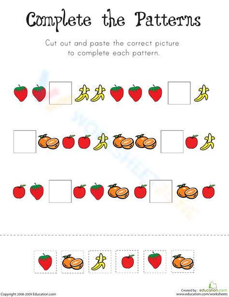 Image result for Learn Patterns Prinable