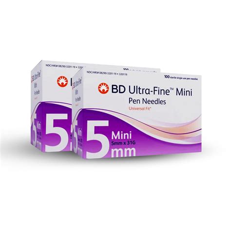 BD Nano 2nd Gen Pen Needles 4mm x 32g - National Diabetic Supply