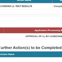 RTO India — Rto India Approval of LL by licensing authority is pending ...