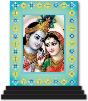 Vprint Radha Krishna Car Dashboard idols Figurine Showpiece Decorative ...
