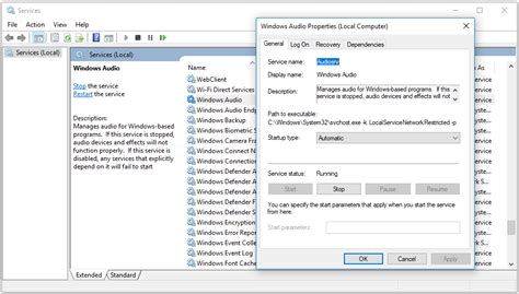 Audio Service Not Running Fix 的图像结果