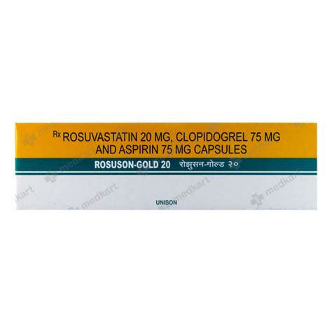 ROSUSON GOLD 20MG CAPSULE 10'S, Price, Composition & Generic ...