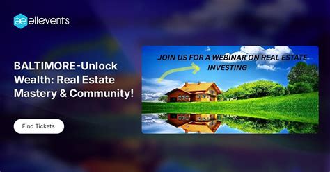 BALTIMORE-Unlock Wealth: Real Estate Mastery & Community!, BALTIMORE ...