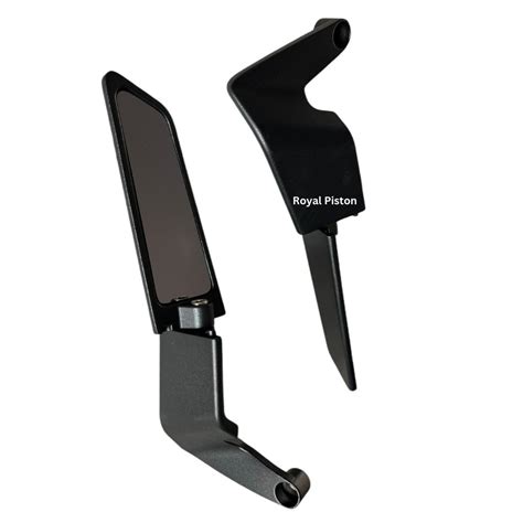 Royal Piston High Definition Round Side Mirrors Clear View | Wide-Angl