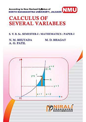 CALCULUS OF SEVERAL VARIABLES eBook : M. N. BHUTADA, M. D. BHAGAT, A. G ...