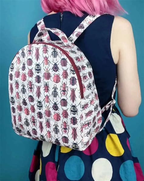 Quilted Backpack Pattern 的图像结果