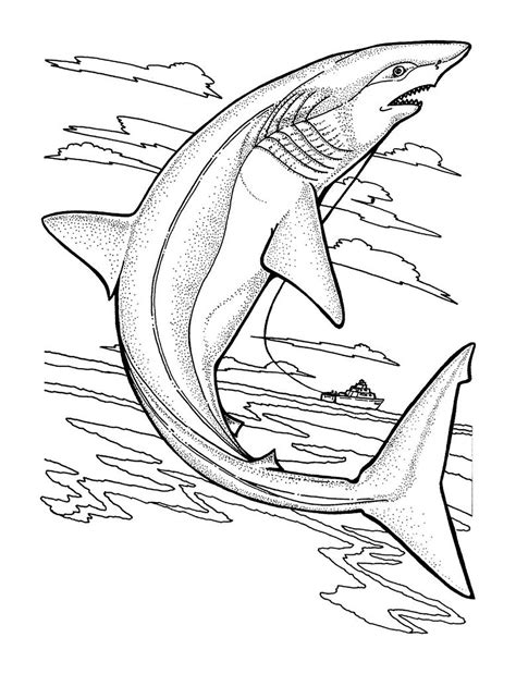 Coloring Pages Sharks Printable