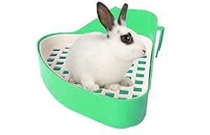 Jumbo Size Litter Tray Cum Potty Training with Scoop for Rabbit/Guinea ...