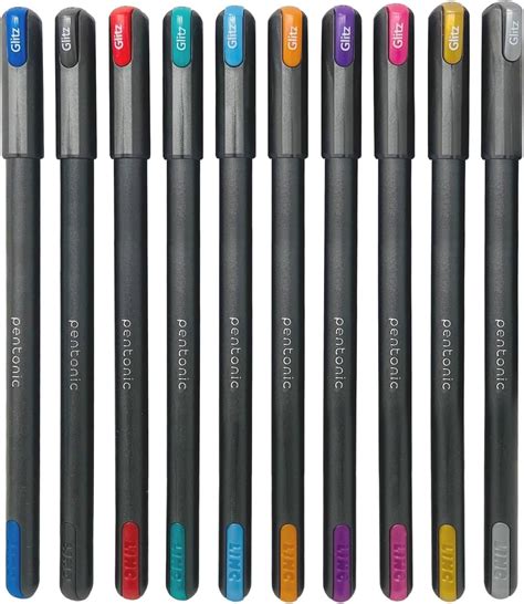 Pentonic Multicolor Gel Pen With Hard Box Case | 0.6 mm-1.0 mm | Sleek ...