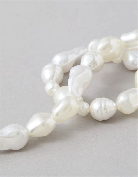 Chunky Necklace Pearl