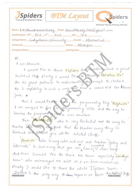 Bharath Kumar Reddy | Jspiders