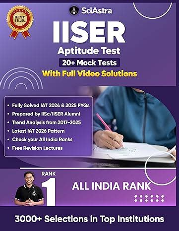 SciAstra IISER Aptitude Test (IAT) Book 2026 | IISER IAT 2026 Mock Test ...