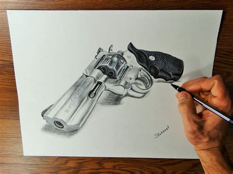 Gun Drawing In Pencil at GetDrawings | Free download