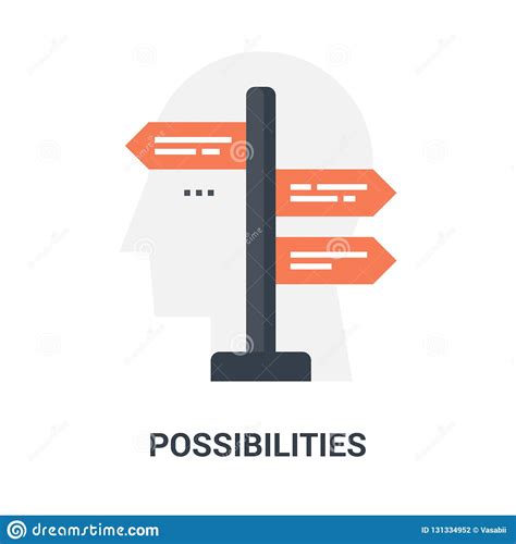 Possibilities icon concept stock vector. Illustration of management ...