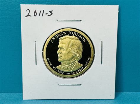 2011-S Proof Andrew Johnson Presidential Dollar - For Sale, Buy Now ...
