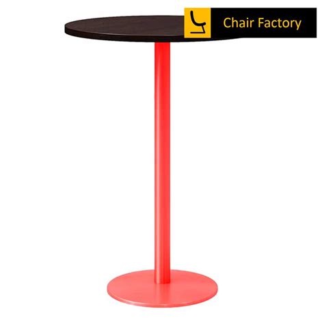 Tobi Red Round Bar Table and Cafeterias | Chair Factory
