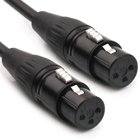 NANYI XLR Female to Female Splitter Microphone Cable XLR to XLR Patch ...