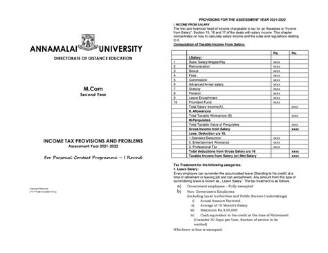 M - This is a lecture note given by Vishnu sir - ANNAMALAI UNIVERSITY ...