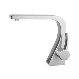YBHNB Bathroom Basin Taps, Full Copper Brushed Basin Faucet Bathroom ...