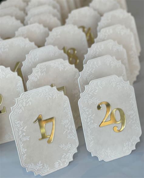 Silver wedding table numbers | Diy velvet table numbers, Unique wedding ...