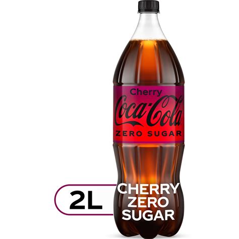 Coca-Cola Zero Sugar Cherry Sparkling Beverage, 2 Liter Bottle ...