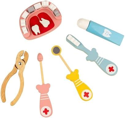 Buy NESTA TOYS - Wooden Doctor Set for Kids | Pretend Play 18 Pcs ...