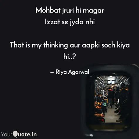 Mohbat jruri hi magar Izz... | Quotes & Writings by Riya Agarwal ...