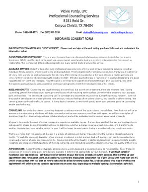 Fillable Online Client Informed Consent - vickiepurdy.com Fax Email ...