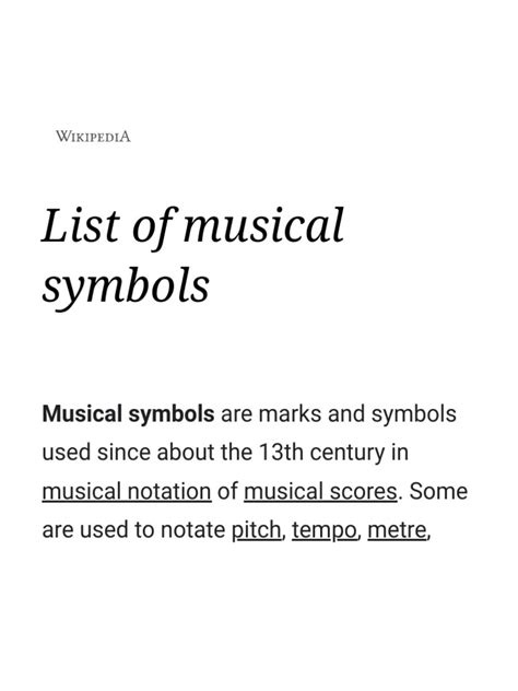 Musical Symbols Explained 的图像结果