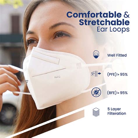 Buy ARCATRON N95 FACE MASK 95% HIGH FILTRATION|4 LAYERS PROTECTION|FOG ...