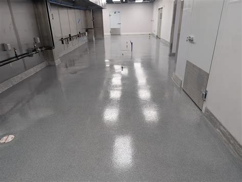 Restaurant Kitchen | Double Broadcast Quartz Floor | Greenville, SC
