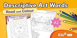 What are some descriptive art words? - Twinkl