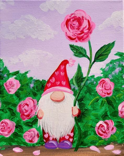 Kids Art Class- "Rose Gnome", Creative Edge Art Gallery, Twin Lakes ...