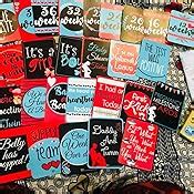 SYGA Set of 27 Pregnancy Milestone Cards - Pregnancy Reveal - Pregnancy ...