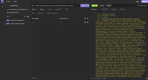 Insomnia API Testing 的图像结果