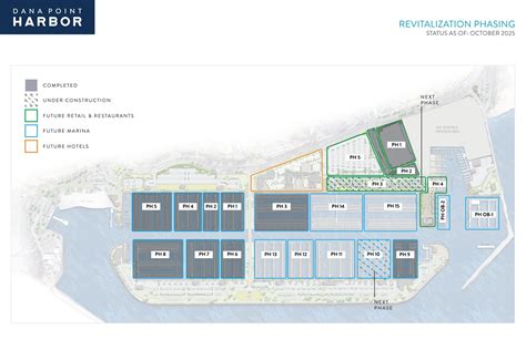 Dana Point Harbor Construction Phase Map October 2025 - Dana Point Harbor