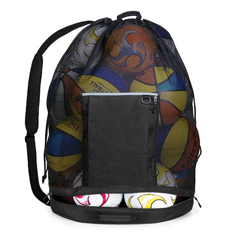 Snapklik.com : GOBUROS Extra Large Mesh Ball Bag, Basketball And Soccer ...