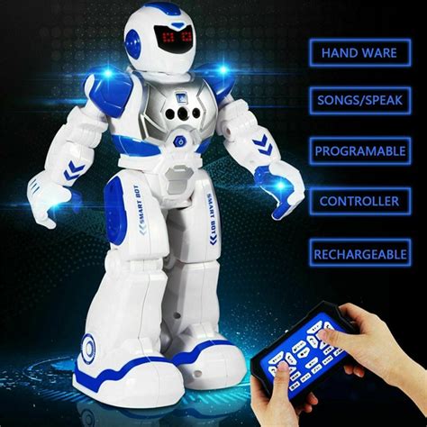 Education Intelligent Smart RC Robot Toy for Kids Gesture Sensing Robot with Infrared Controller ...