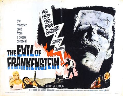 Bloody Pit of Rod: THE EVIL OF FRANKENSTEIN (1964) Poster Art