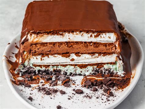 Layered Ice Cream Sandwich Cake With M M Ice Cream Sandwich Cake