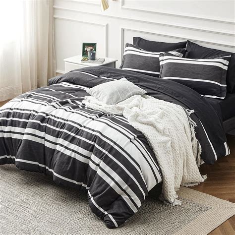 Lanco Black and Gold Comforter Set King Size , 7 Piece Jacquard Soft ...
