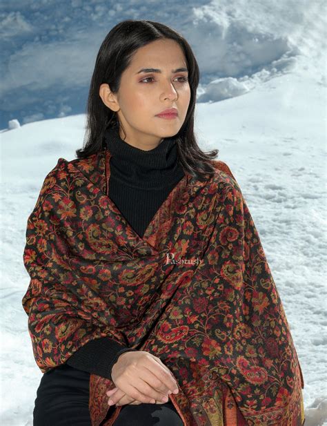 Pashtush His And Her Set Of Mens Fine Wool Shawl and Womens Reversible ...