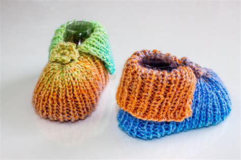 Buy Easy Knit Baby Booties Pattern: Beginner Friendly (PDF) Online in ...