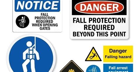 Image result for Fall Protection Signage